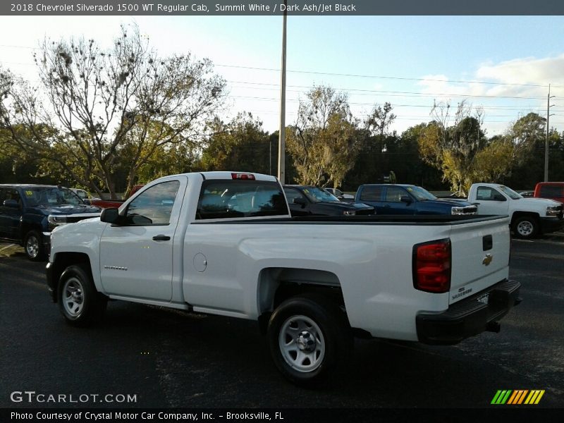 Summit White / Dark Ash/Jet Black 2018 Chevrolet Silverado 1500 WT Regular Cab