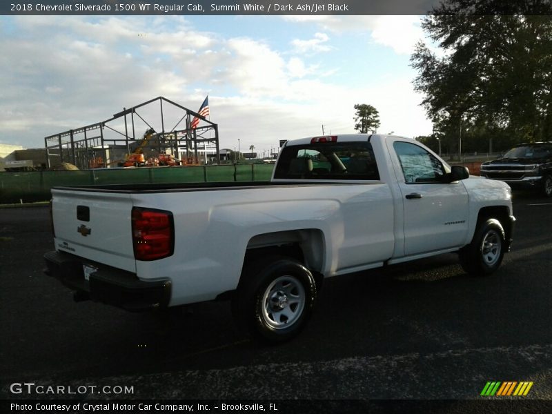 Summit White / Dark Ash/Jet Black 2018 Chevrolet Silverado 1500 WT Regular Cab
