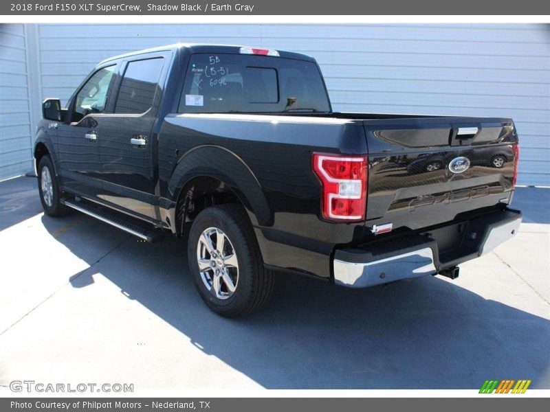 Shadow Black / Earth Gray 2018 Ford F150 XLT SuperCrew