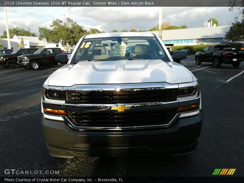 Summit White / Dark Ash/Jet Black 2018 Chevrolet Silverado 1500 WT Regular Cab