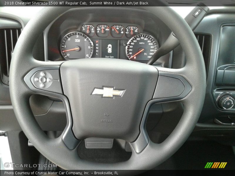 Summit White / Dark Ash/Jet Black 2018 Chevrolet Silverado 1500 WT Regular Cab