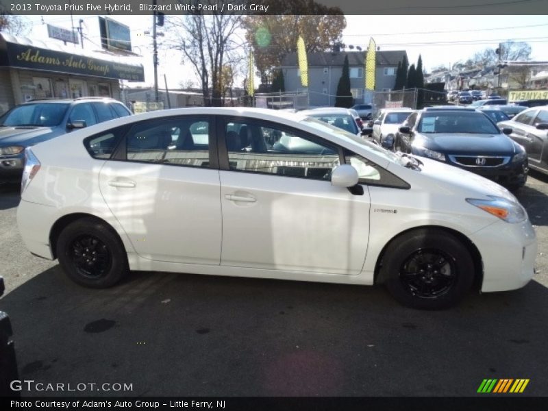 Blizzard White Pearl / Dark Gray 2013 Toyota Prius Five Hybrid