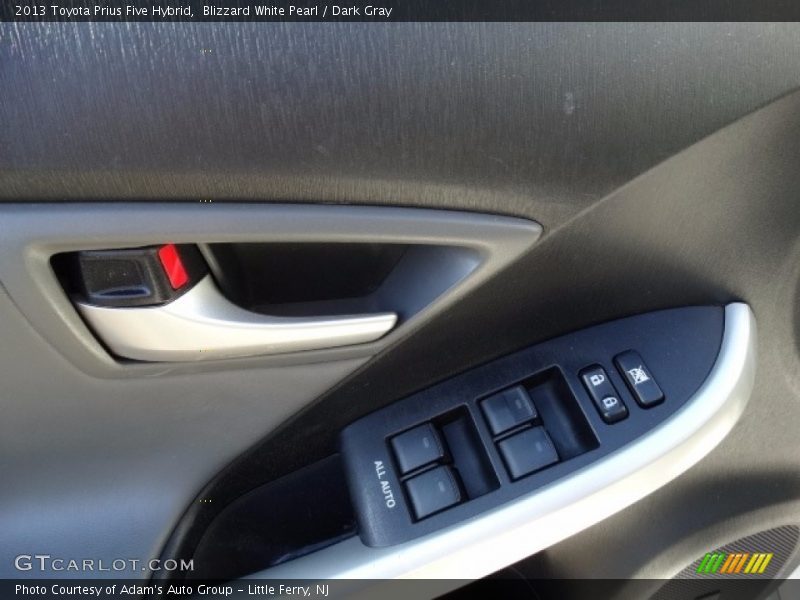 Blizzard White Pearl / Dark Gray 2013 Toyota Prius Five Hybrid