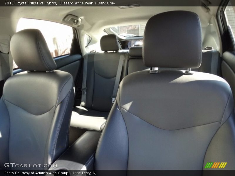 Blizzard White Pearl / Dark Gray 2013 Toyota Prius Five Hybrid