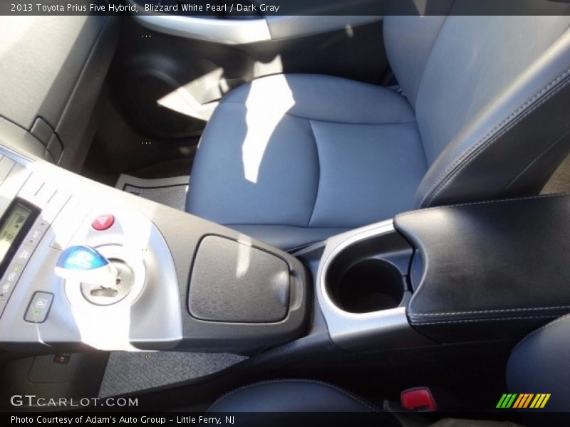 Blizzard White Pearl / Dark Gray 2013 Toyota Prius Five Hybrid