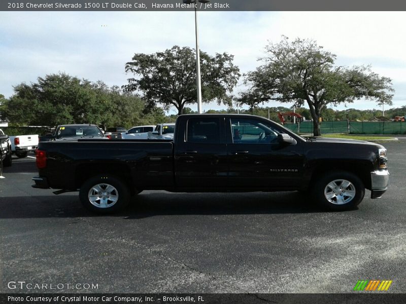 Havana Metallic / Jet Black 2018 Chevrolet Silverado 1500 LT Double Cab
