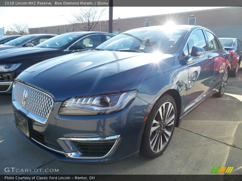 Blue Diamond Metallic / Ebony 2018 Lincoln MKZ Reserve