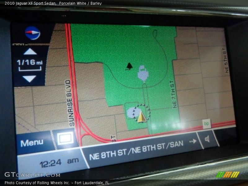 Porcelain White / Barley 2010 Jaguar XF Sport Sedan