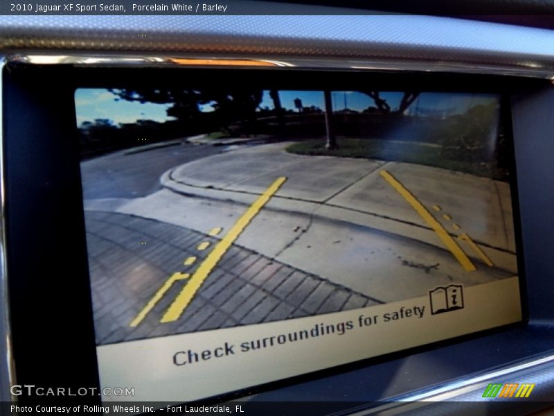 Porcelain White / Barley 2010 Jaguar XF Sport Sedan