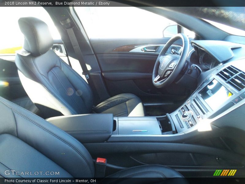 Blue Diamond Metallic / Ebony 2018 Lincoln MKZ Reserve