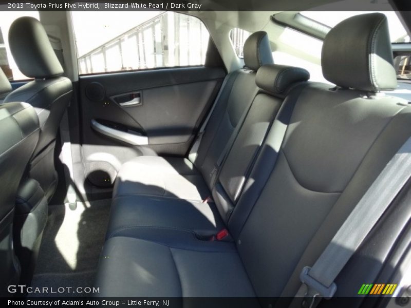 Blizzard White Pearl / Dark Gray 2013 Toyota Prius Five Hybrid