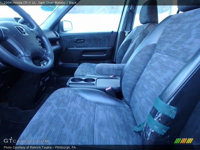 Satin Silver Metallic / Black 2004 Honda CR-V LX