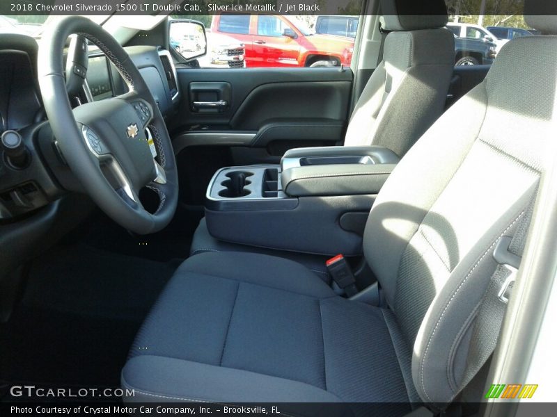 Silver Ice Metallic / Jet Black 2018 Chevrolet Silverado 1500 LT Double Cab