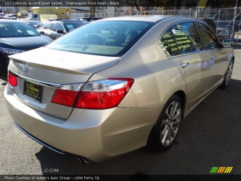 Champagne Frost Pearl / Black 2013 Honda Accord Sport Sedan