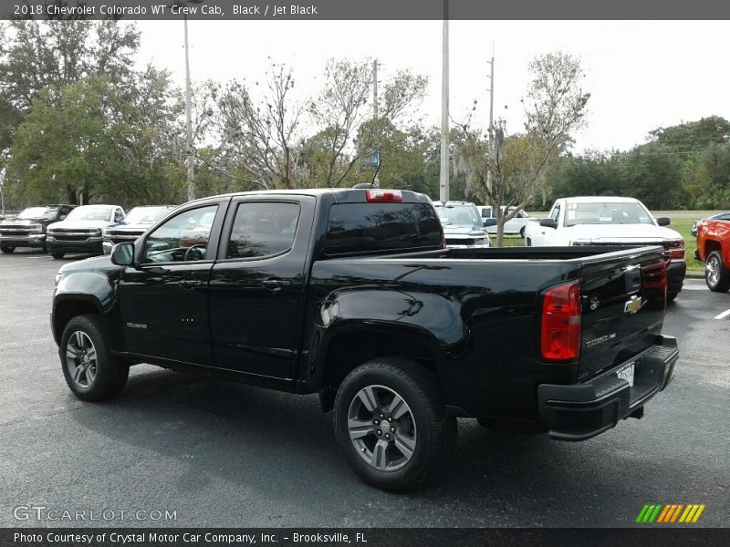 Black / Jet Black 2018 Chevrolet Colorado WT Crew Cab