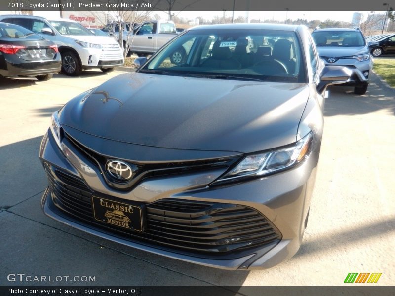 Predawn Gray Mica / Ash 2018 Toyota Camry LE