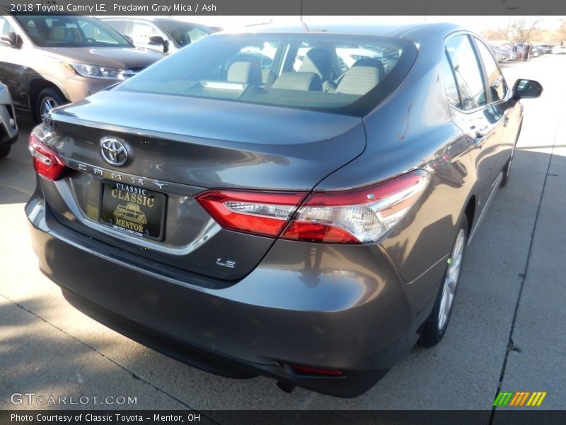 Predawn Gray Mica / Ash 2018 Toyota Camry LE