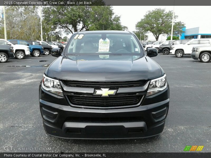 Black / Jet Black 2018 Chevrolet Colorado WT Crew Cab