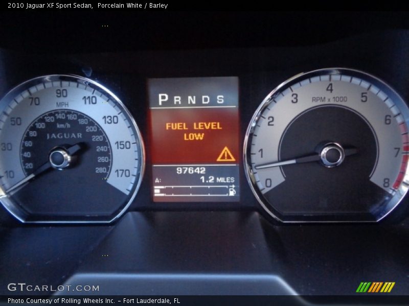  2010 XF Sport Sedan Sport Sedan Gauges