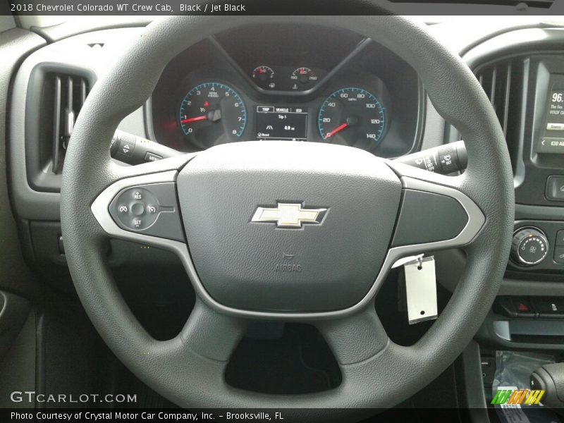 Black / Jet Black 2018 Chevrolet Colorado WT Crew Cab