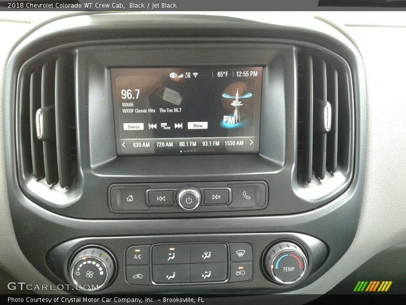 Black / Jet Black 2018 Chevrolet Colorado WT Crew Cab