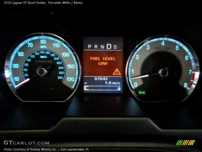  2010 XF Sport Sedan Sport Sedan Gauges