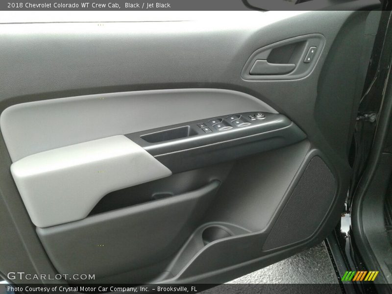 Black / Jet Black 2018 Chevrolet Colorado WT Crew Cab