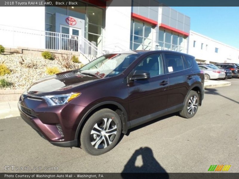 Black / Black 2018 Toyota RAV4 LE AWD