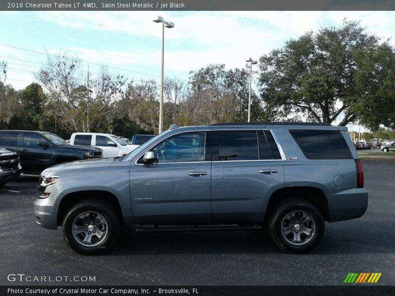 Satin Steel Metallic / Jet Black 2018 Chevrolet Tahoe LT 4WD