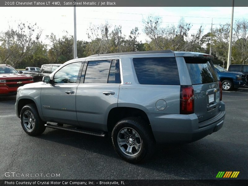 Satin Steel Metallic / Jet Black 2018 Chevrolet Tahoe LT 4WD