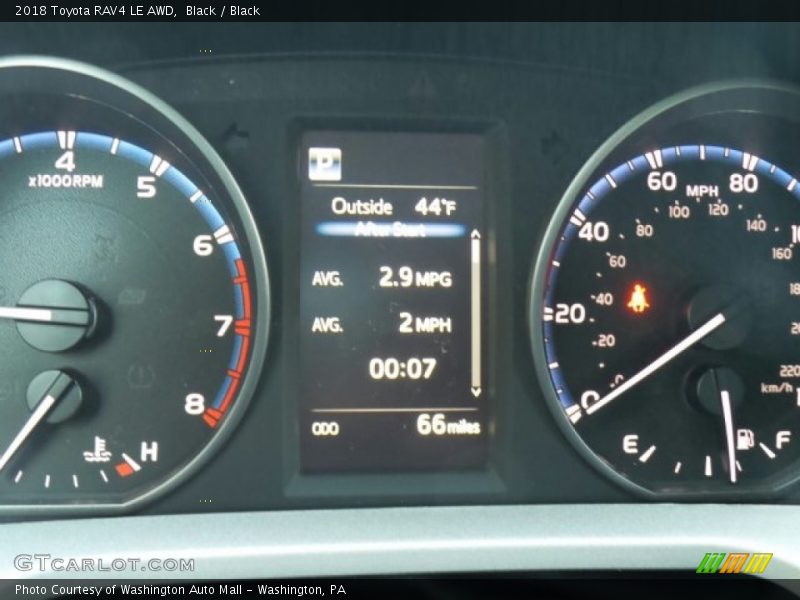 Black / Black 2018 Toyota RAV4 LE AWD