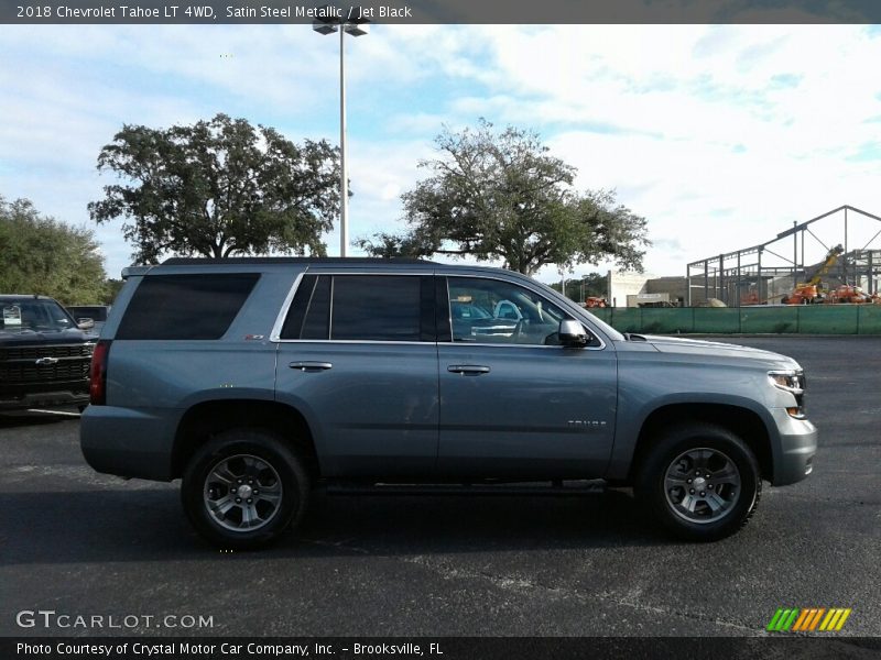 Satin Steel Metallic / Jet Black 2018 Chevrolet Tahoe LT 4WD