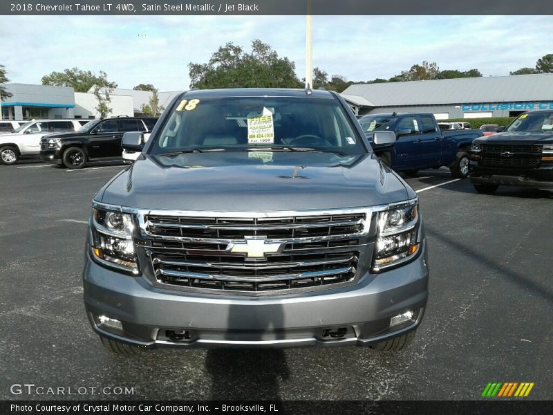 Satin Steel Metallic / Jet Black 2018 Chevrolet Tahoe LT 4WD