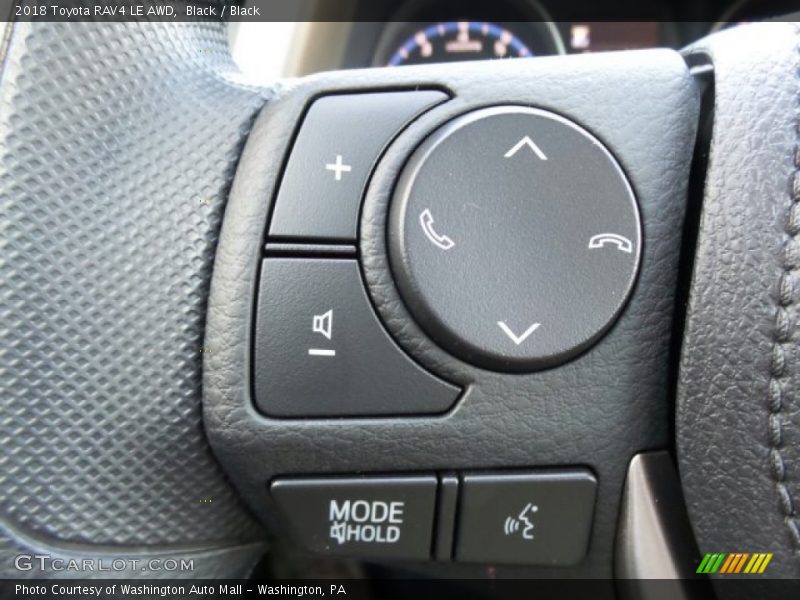Black / Black 2018 Toyota RAV4 LE AWD