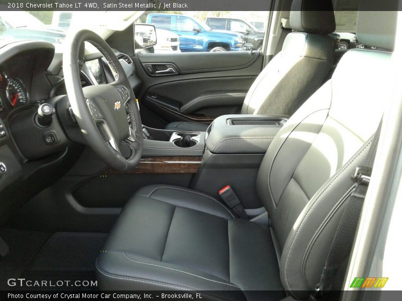 Satin Steel Metallic / Jet Black 2018 Chevrolet Tahoe LT 4WD