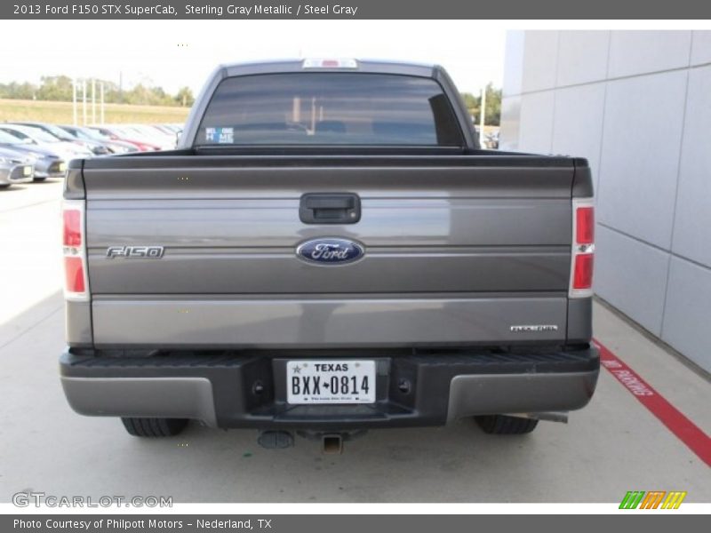 Sterling Gray Metallic / Steel Gray 2013 Ford F150 STX SuperCab
