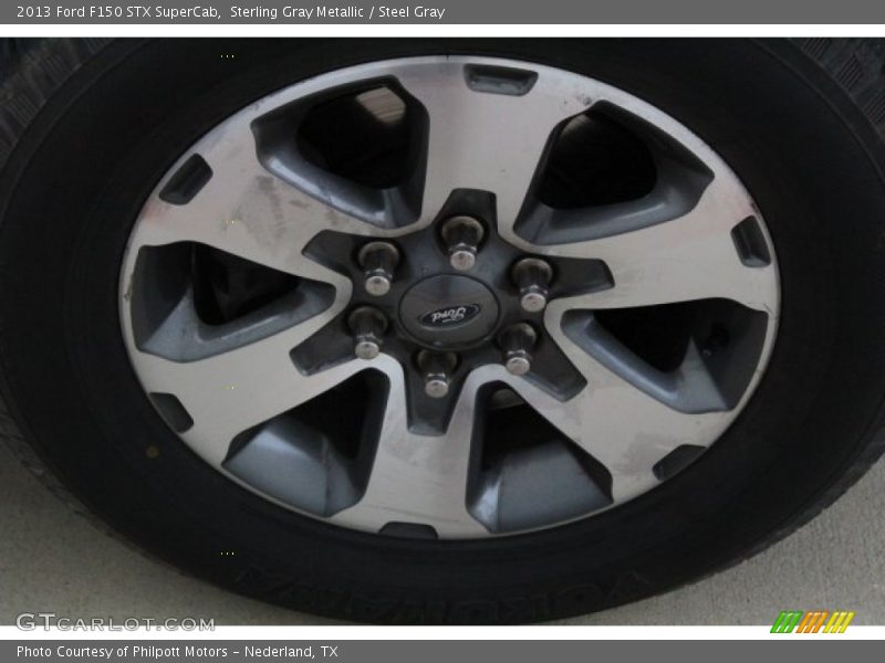 Sterling Gray Metallic / Steel Gray 2013 Ford F150 STX SuperCab