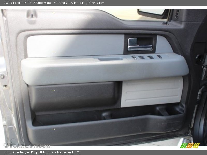 Sterling Gray Metallic / Steel Gray 2013 Ford F150 STX SuperCab