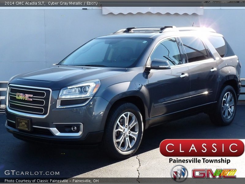 Cyber Gray Metallic / Ebony 2014 GMC Acadia SLT