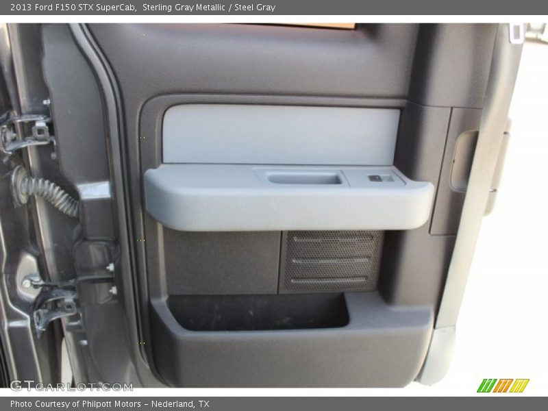 Sterling Gray Metallic / Steel Gray 2013 Ford F150 STX SuperCab