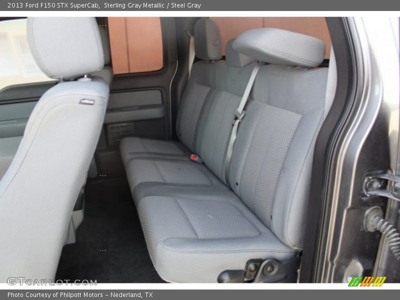 Sterling Gray Metallic / Steel Gray 2013 Ford F150 STX SuperCab