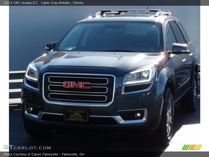 Cyber Gray Metallic / Ebony 2014 GMC Acadia SLT