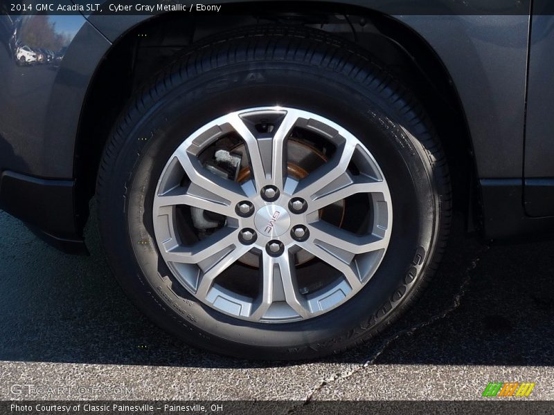 Cyber Gray Metallic / Ebony 2014 GMC Acadia SLT