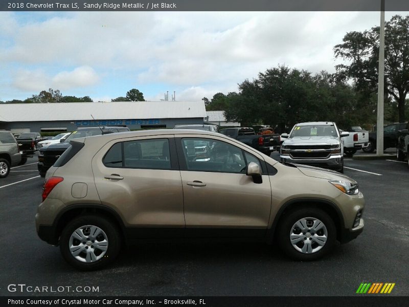 Sandy Ridge Metallic / Jet Black 2018 Chevrolet Trax LS