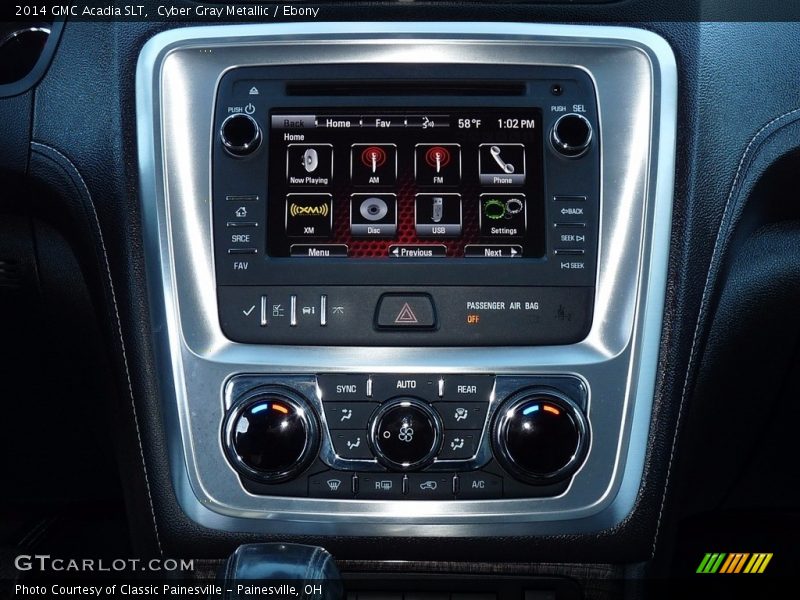 Cyber Gray Metallic / Ebony 2014 GMC Acadia SLT