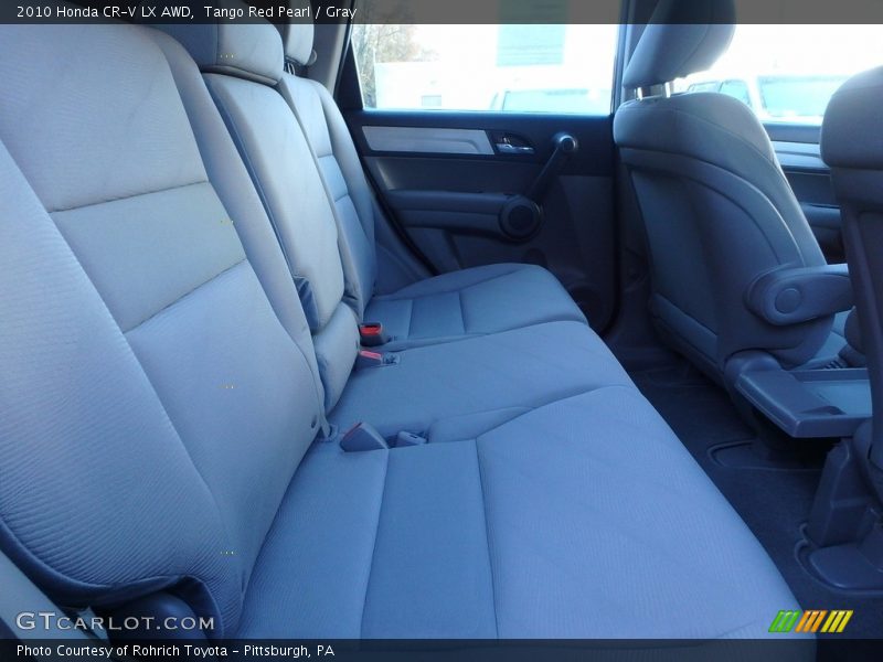 Tango Red Pearl / Gray 2010 Honda CR-V LX AWD
