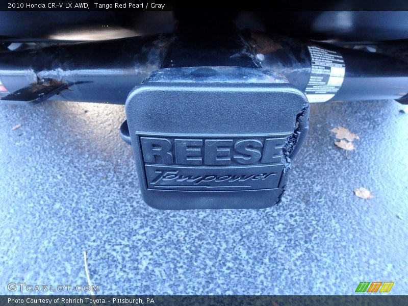 Tango Red Pearl / Gray 2010 Honda CR-V LX AWD