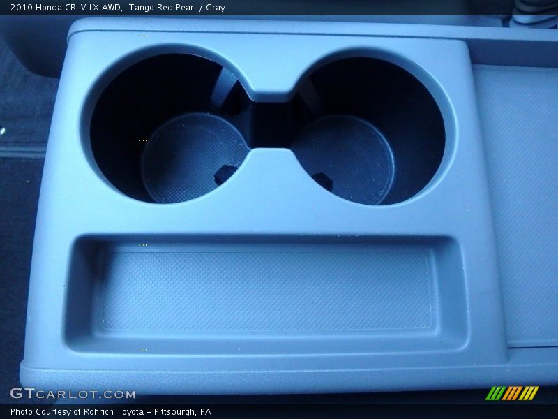 Tango Red Pearl / Gray 2010 Honda CR-V LX AWD
