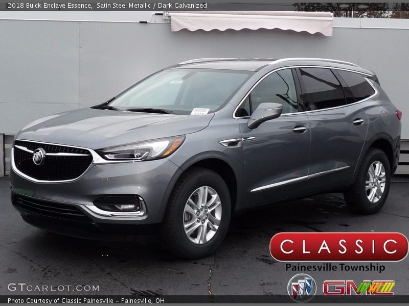 Satin Steel Metallic / Dark Galvanized 2018 Buick Enclave Essence