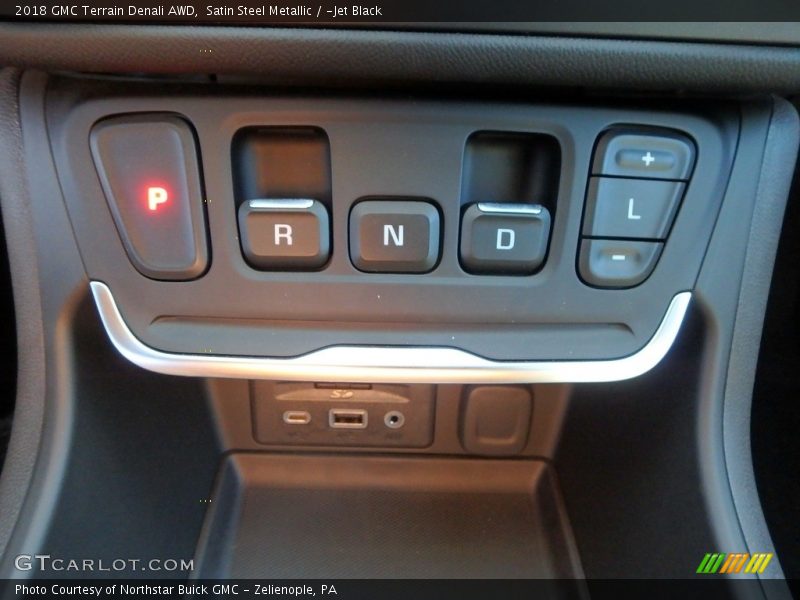 Satin Steel Metallic / ­Jet Black 2018 GMC Terrain Denali AWD